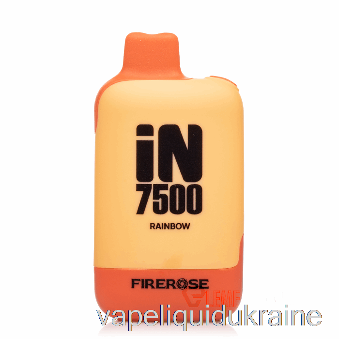 Vape Liquid Ukraine Firerose IN7500 Disposable Rainbow